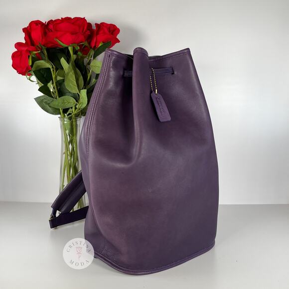 Vintage Coach The Sling 9929 Purple USA 1990's - Picture 1 of 10